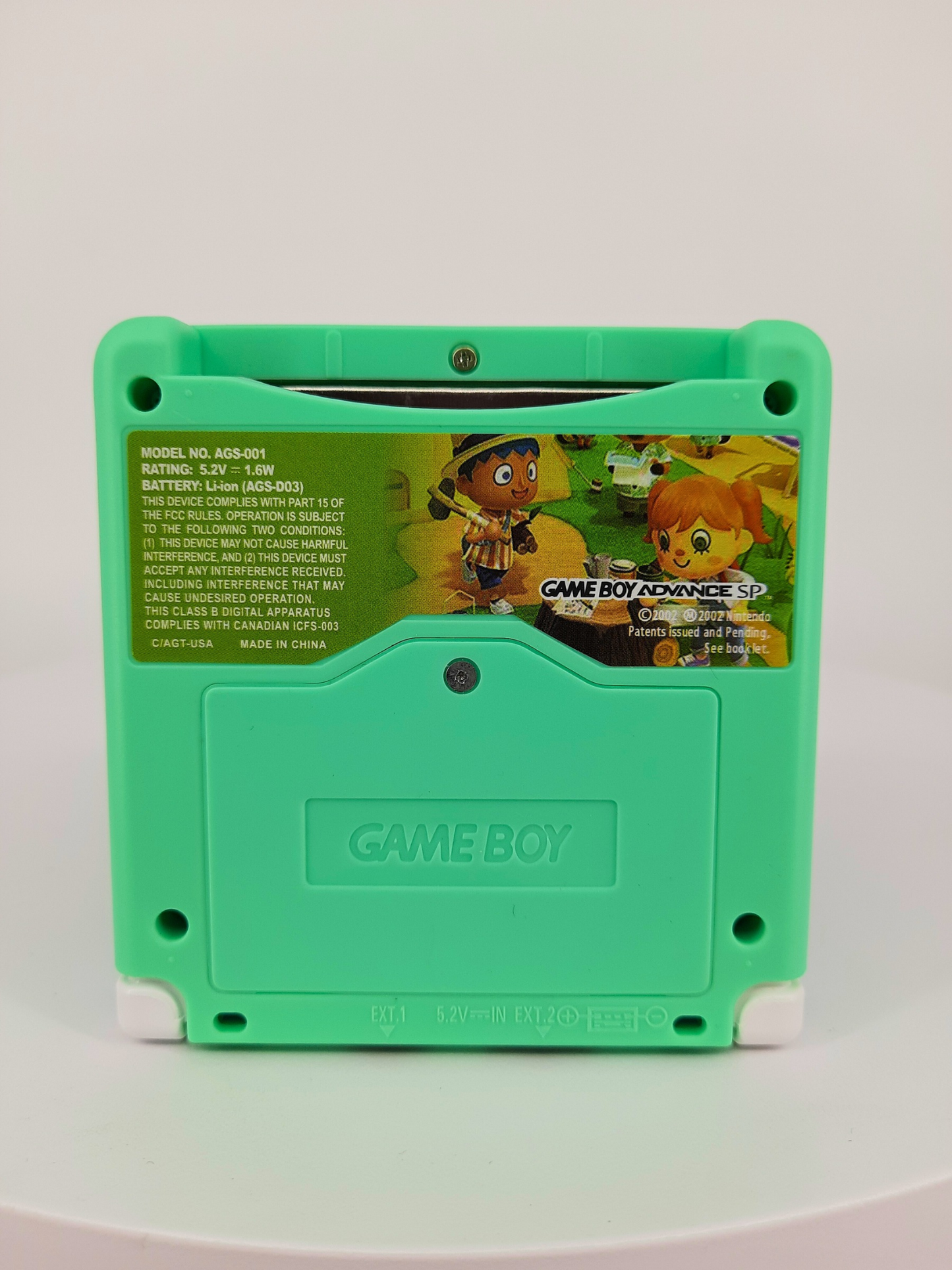 Gameboy Advance SP Mint Grün Fairytale Forest Edition