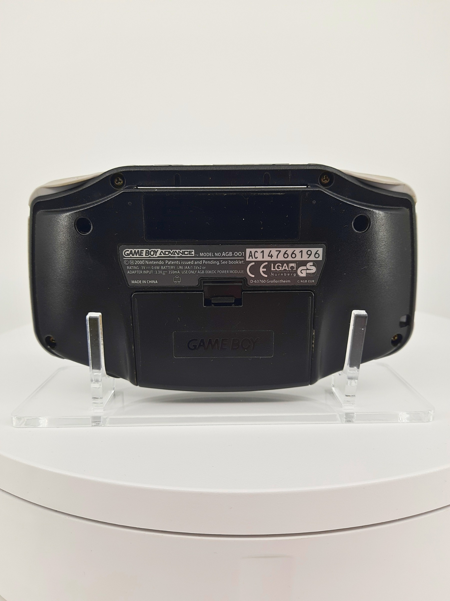 Nintendo Gameboy Advance Spielkonsole Schwarz in Original Gehäuse