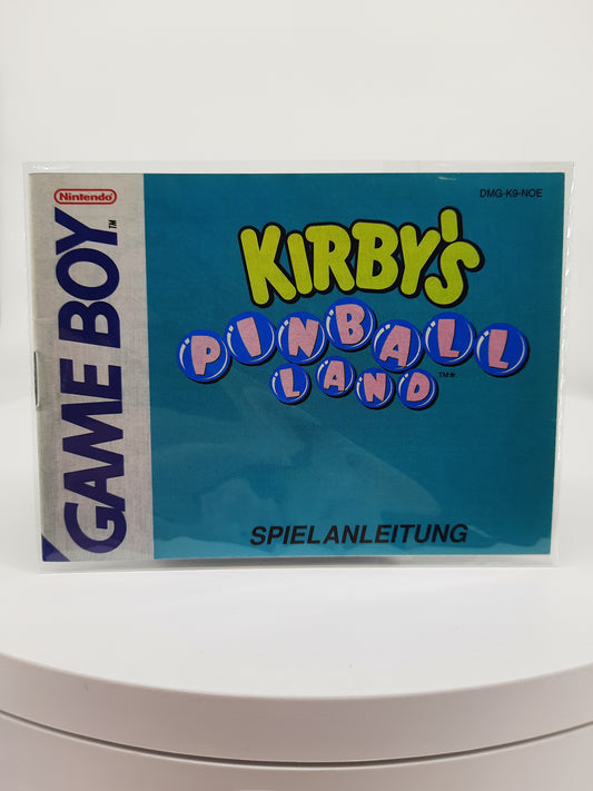 Kirbys Pinball Land Anleitung DMG-K9-NOE