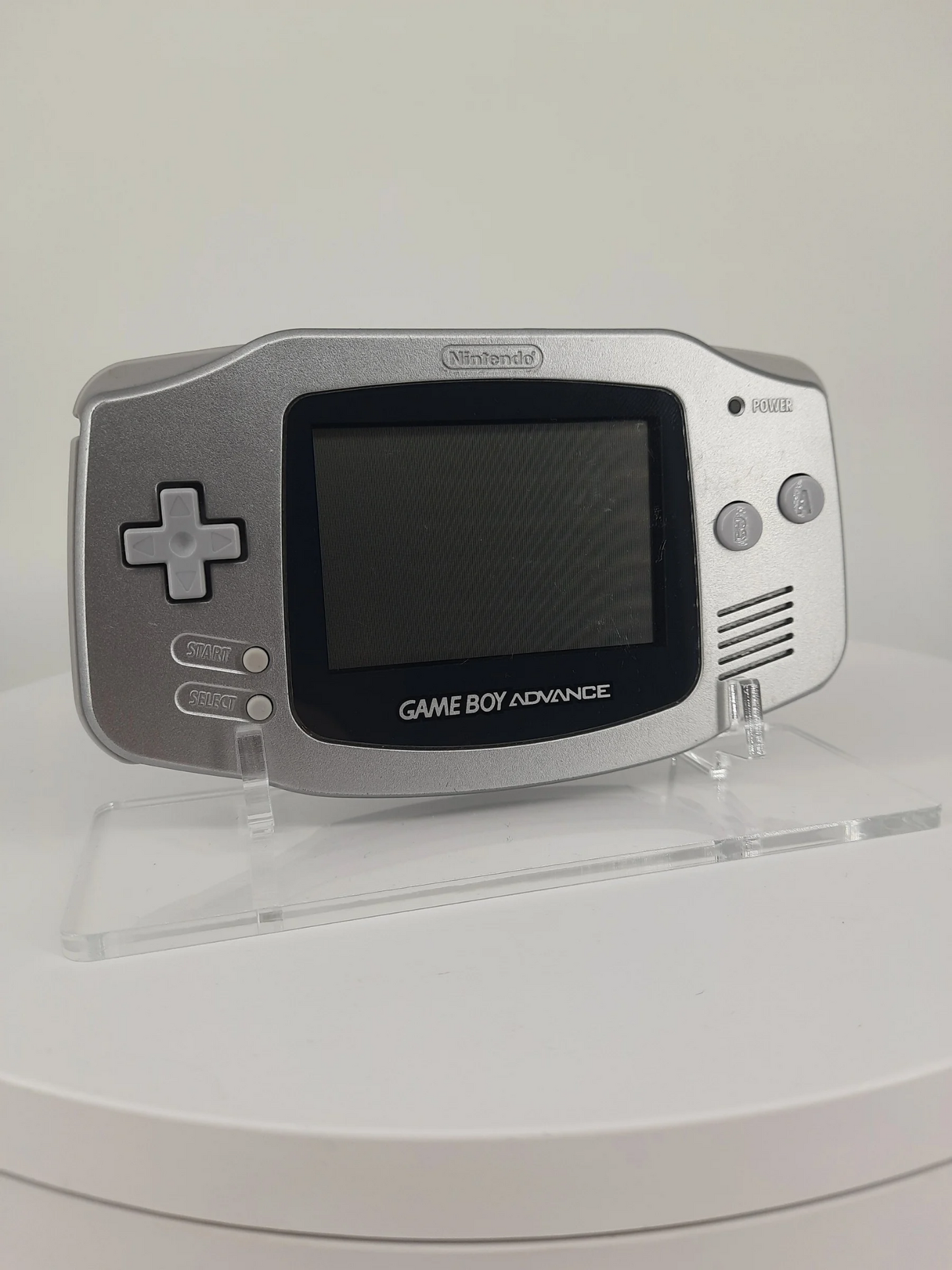 Nintendo Gameboy Advance GBA Spielkonsole Silber in Originalgehäuse