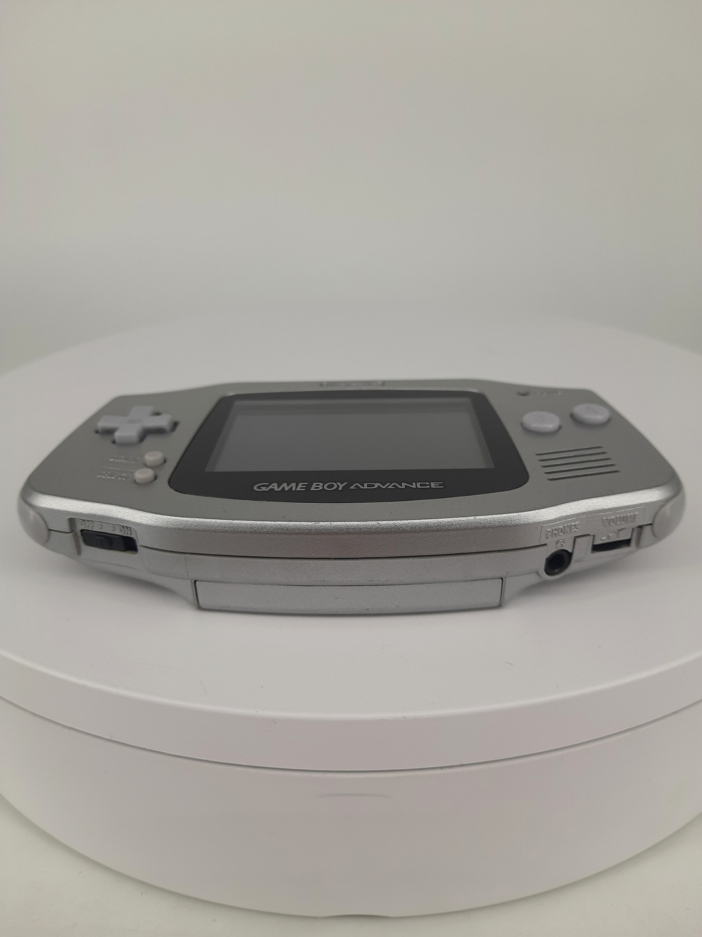 Nintendo Gameboy Advance GBA Spielkonsole Silber in Originalgehäuse