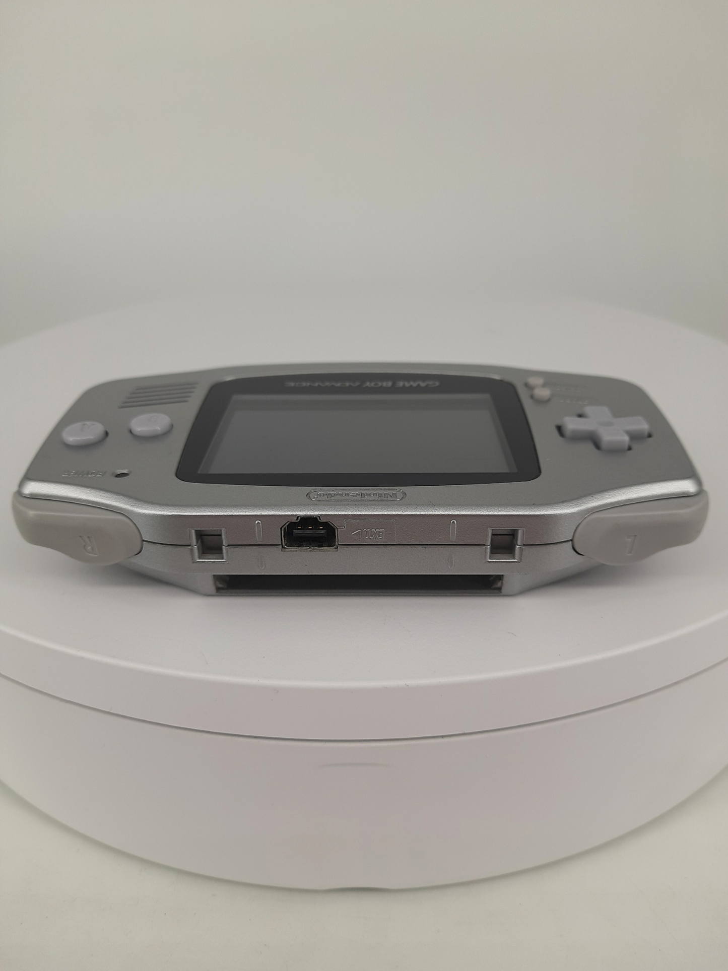 Nintendo Gameboy Advance GBA Spielkonsole Silber in Originalgehäuse