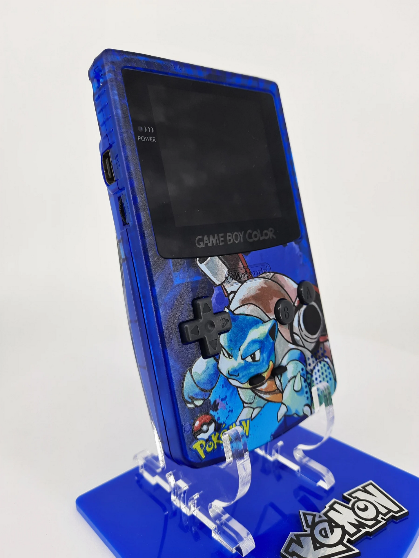 Gameboy Color IPS Display V3 Laminated Pokemon Turtok GBC