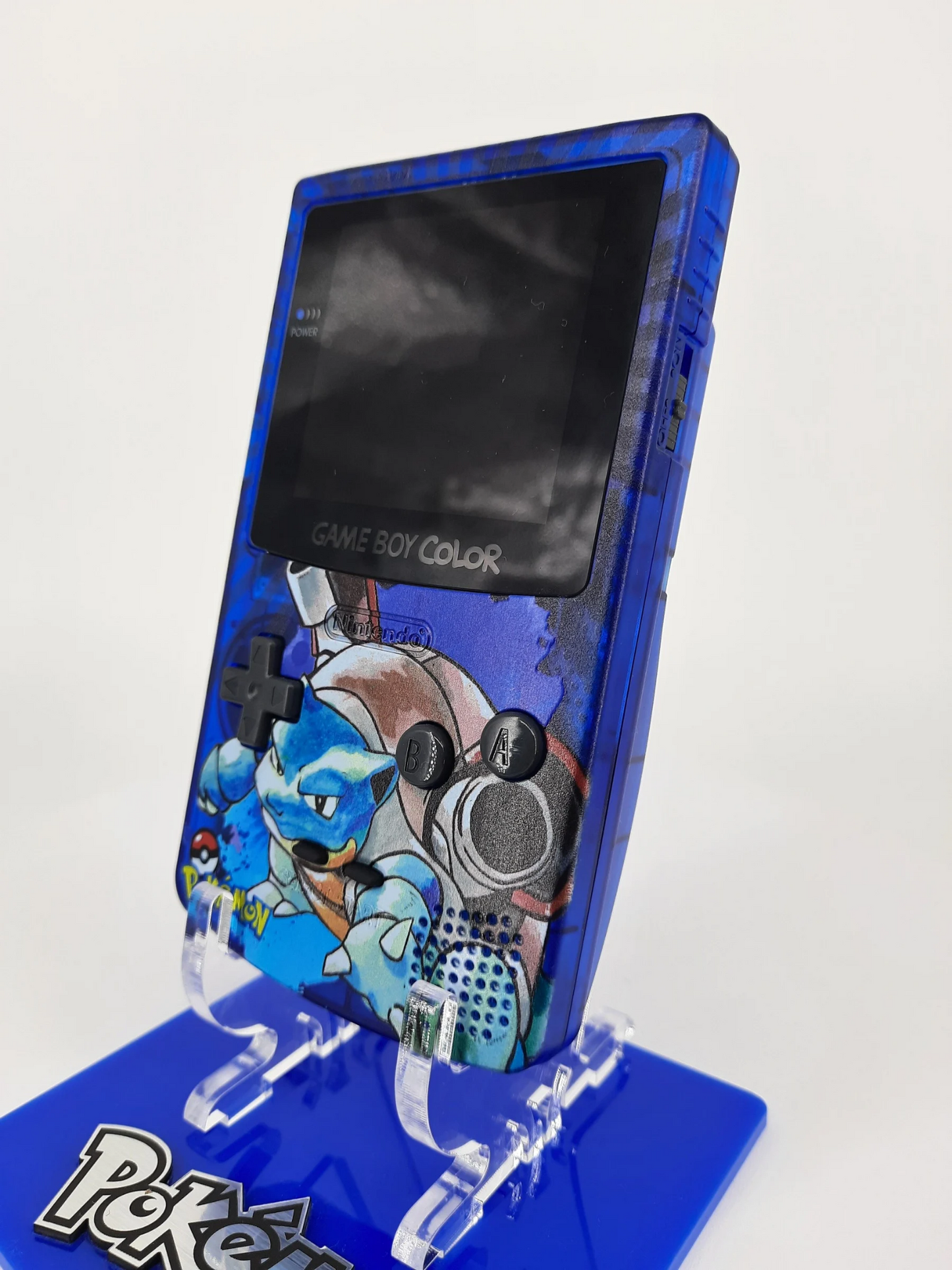 Gameboy Color IPS Display V3 Laminated Pokemon Turtok GBC