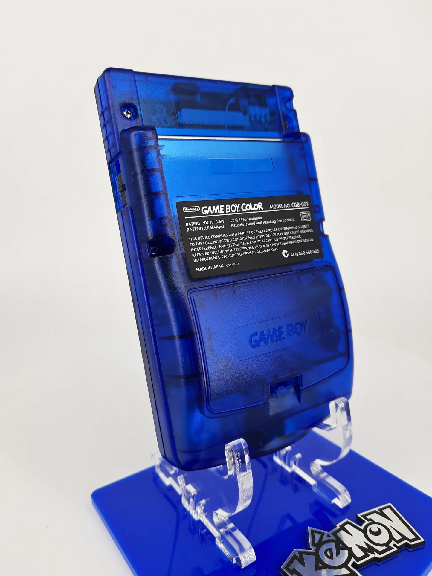 Gameboy Color IPS Display V3 Laminated Pokemon Turtok GBC