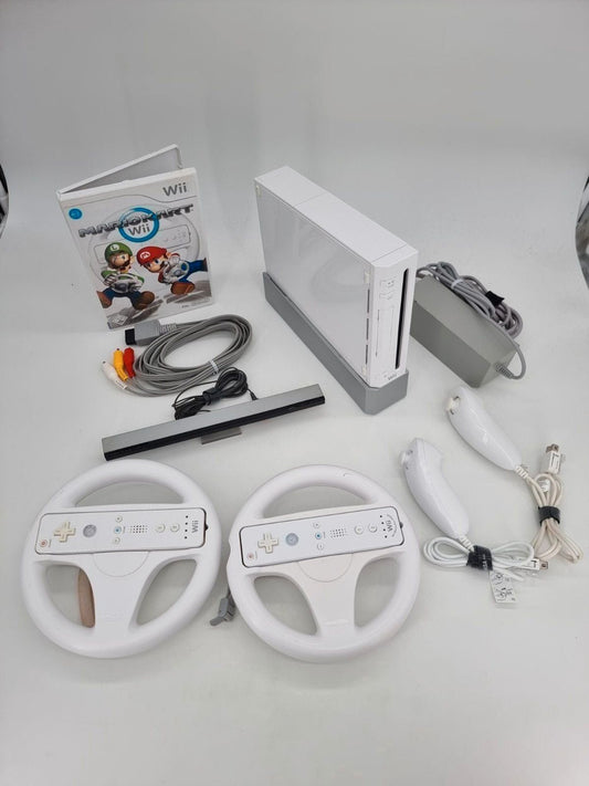Nintendo Wii Konsole Mario Kart Wii 2 Controller Bundle