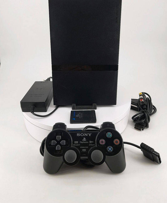 Sony Playstation 2 - PS2 Konsole Slim + Original Controller + Memory Card + Netzteil