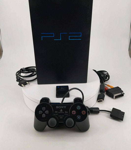 Sony Playstation 2 PS2 Fat Konsole + Original Controller + Memory Card + Netzteil