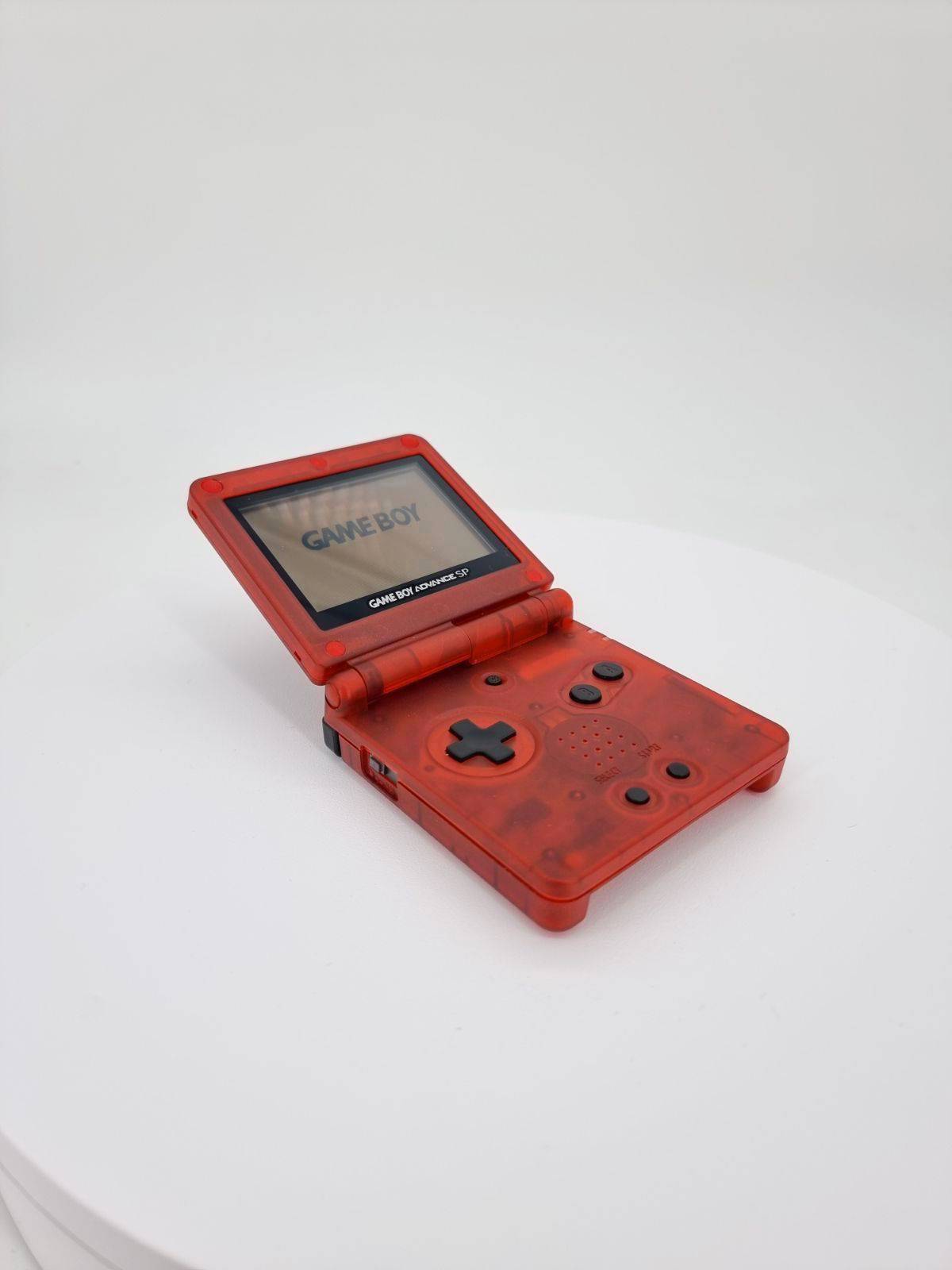 Nintendo Gameboy Advance Sp transparent Rot + Netzteil