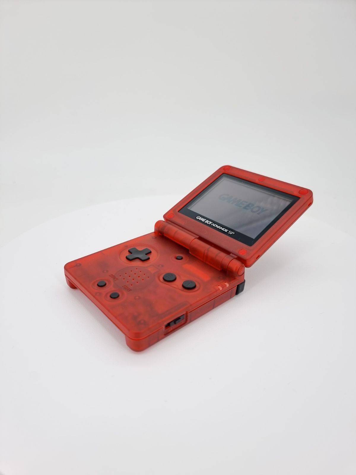 Nintendo Gameboy Advance Sp transparent Rot + Netzteil