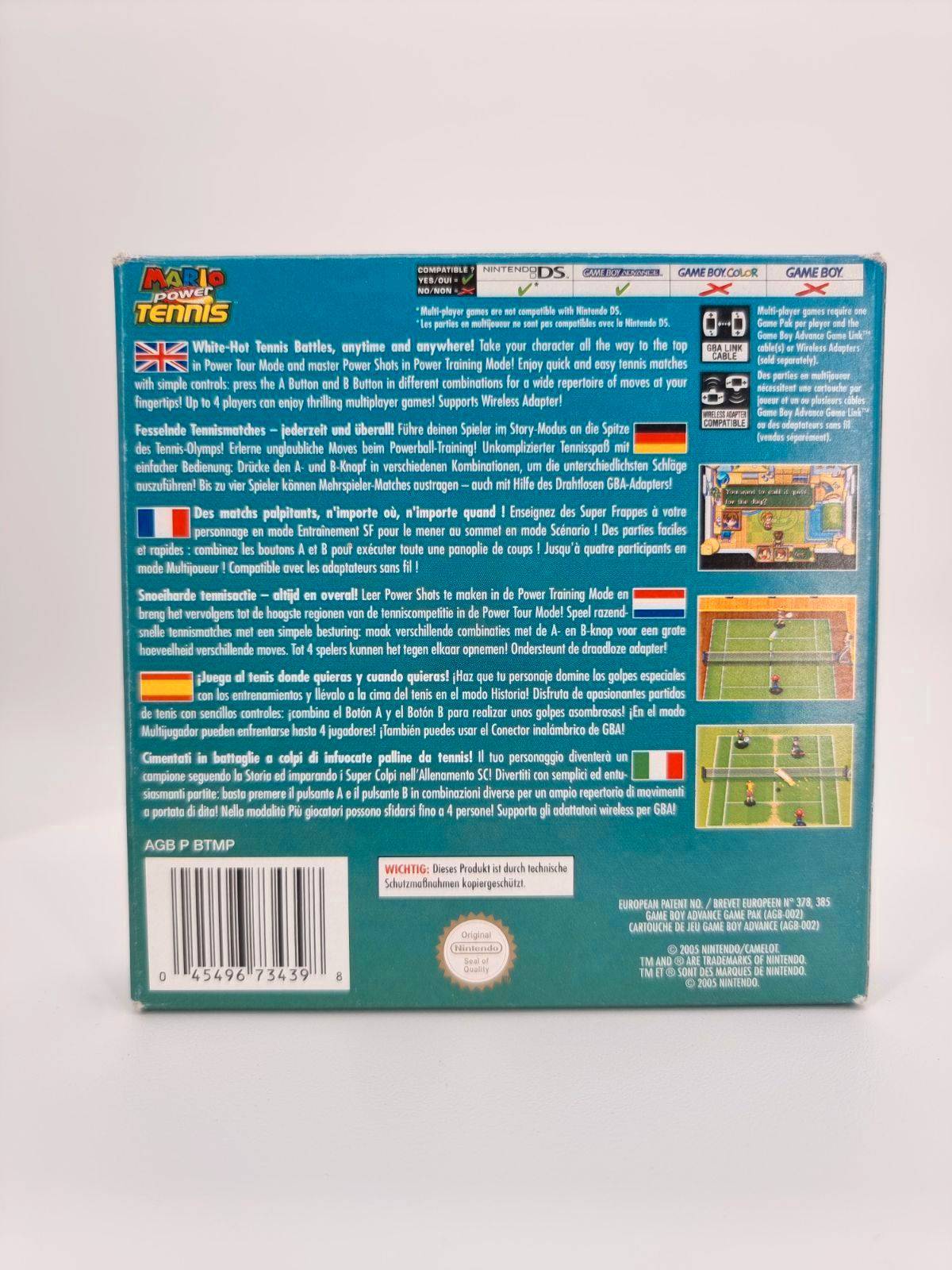 Mario Power Tennis OVP