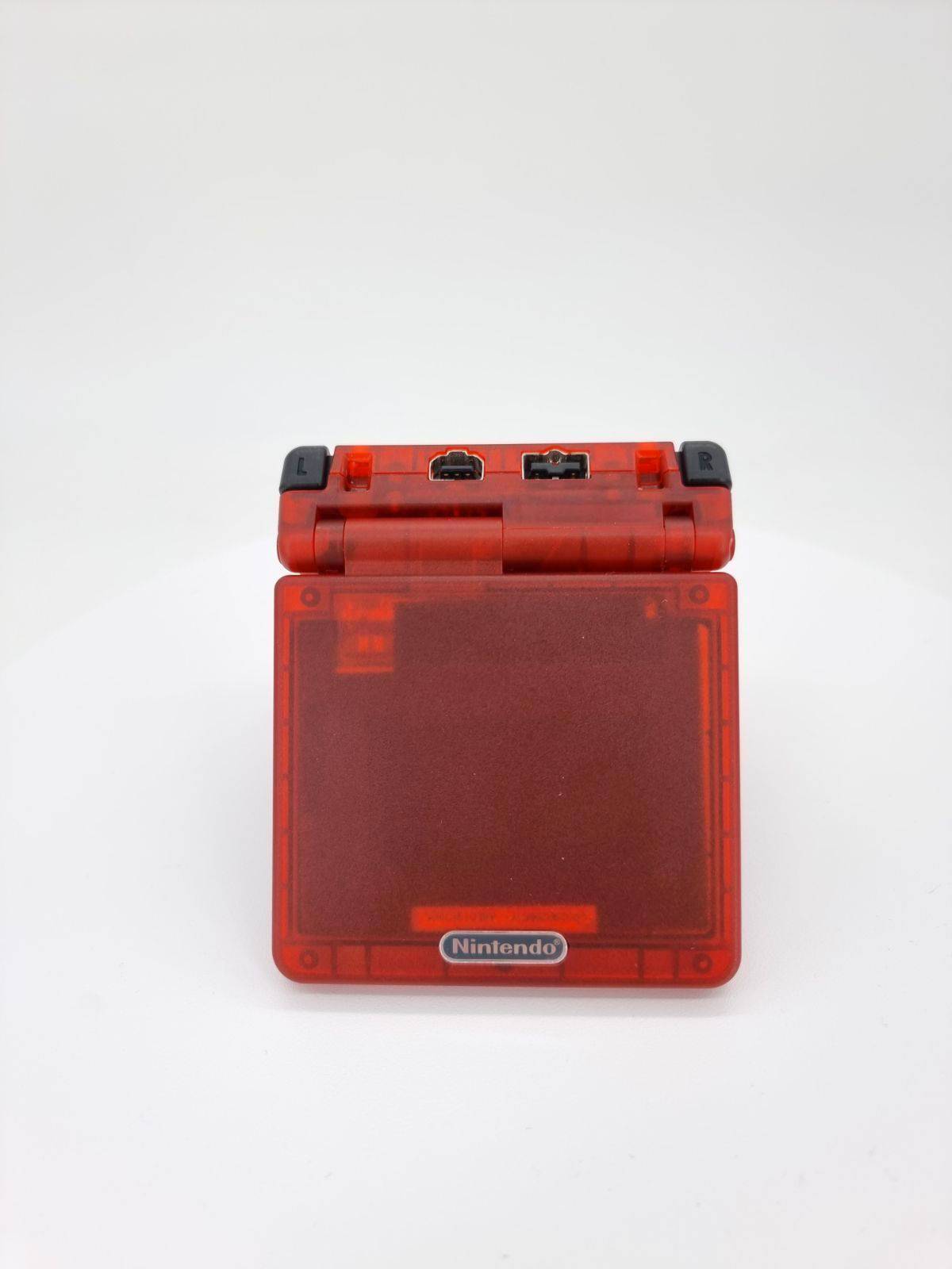 Nintendo Gameboy Advance Sp transparent Rot + Netzteil