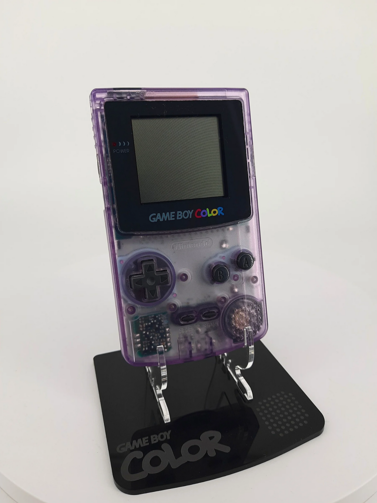 Gameboy Color Atomic Purple Konsole in Originalgehäuse