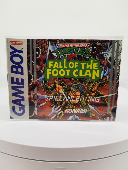 Turtles Fall of the Foot Clan Anleitung DMG-NT-NOE