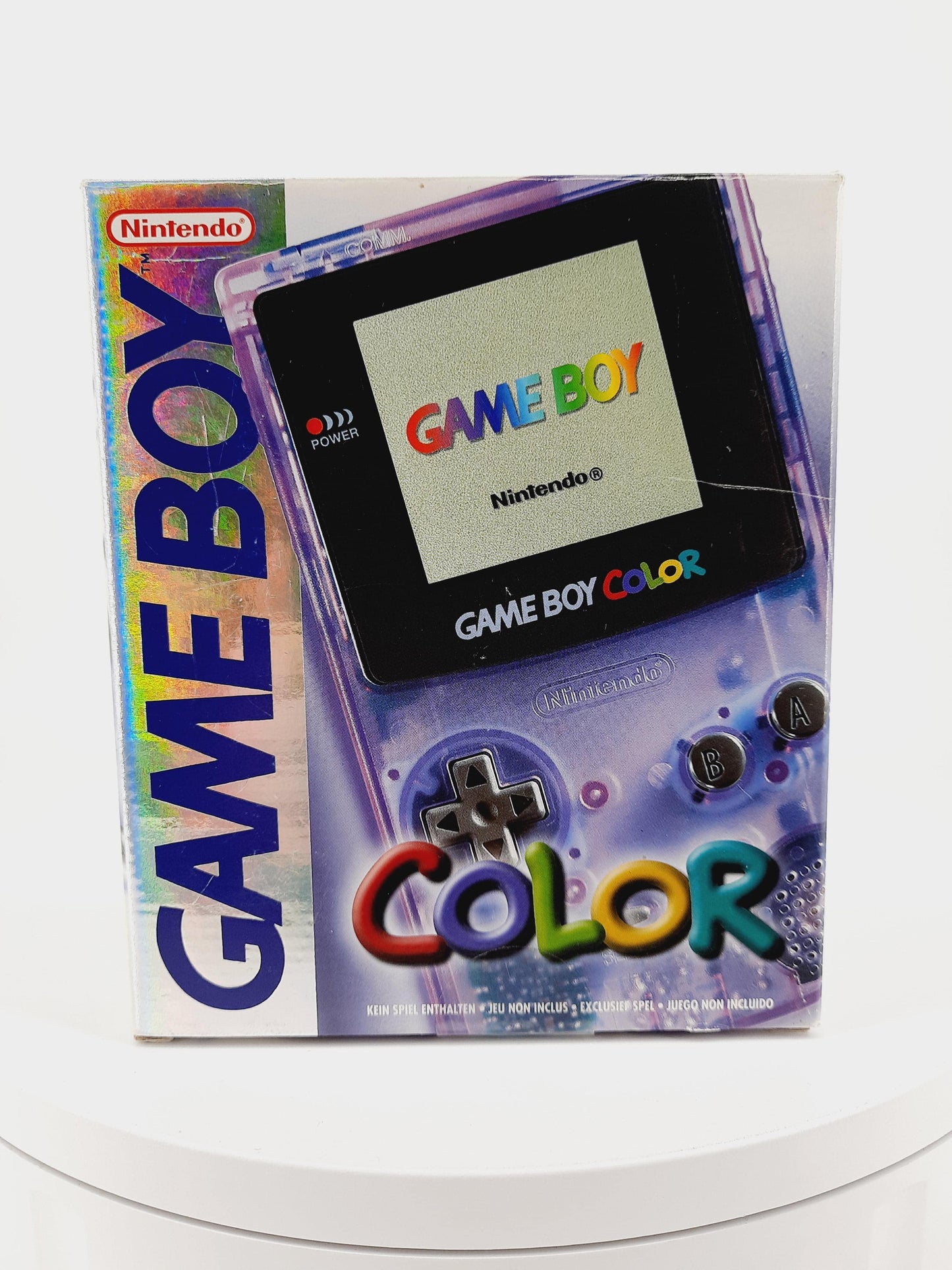 Gameboy Color Lila Transparent Konsole OVP