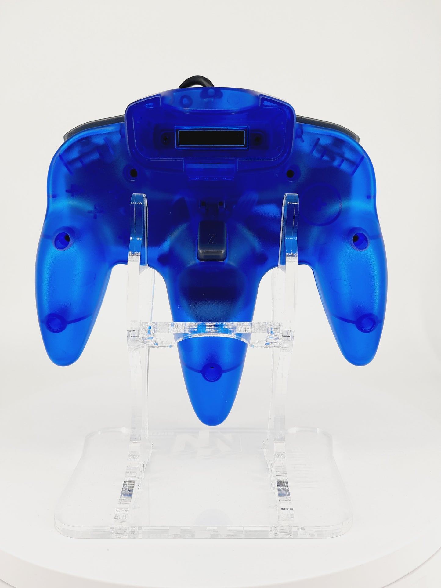 Nintendo 64 Konsole + Controller für N64 in Transparent Blau + TV Kabel + Netzteil