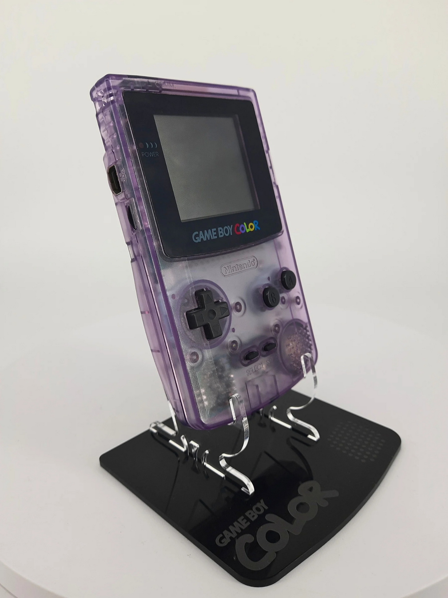 Gameboy Color Atomic Purple Konsole in Originalgehäuse