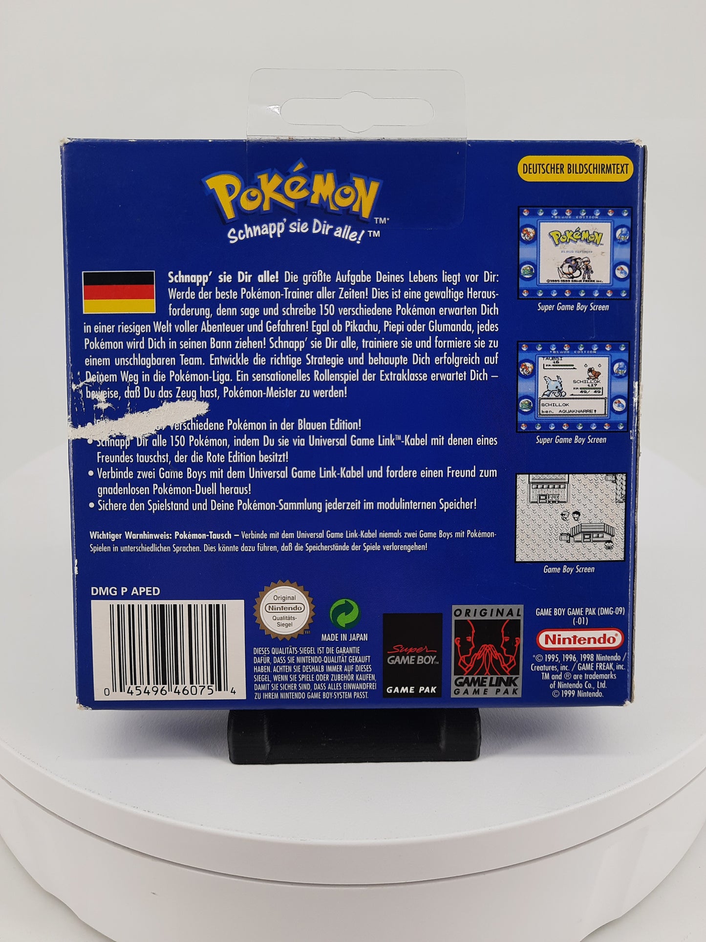 Pokemon Blaue Edition OVP