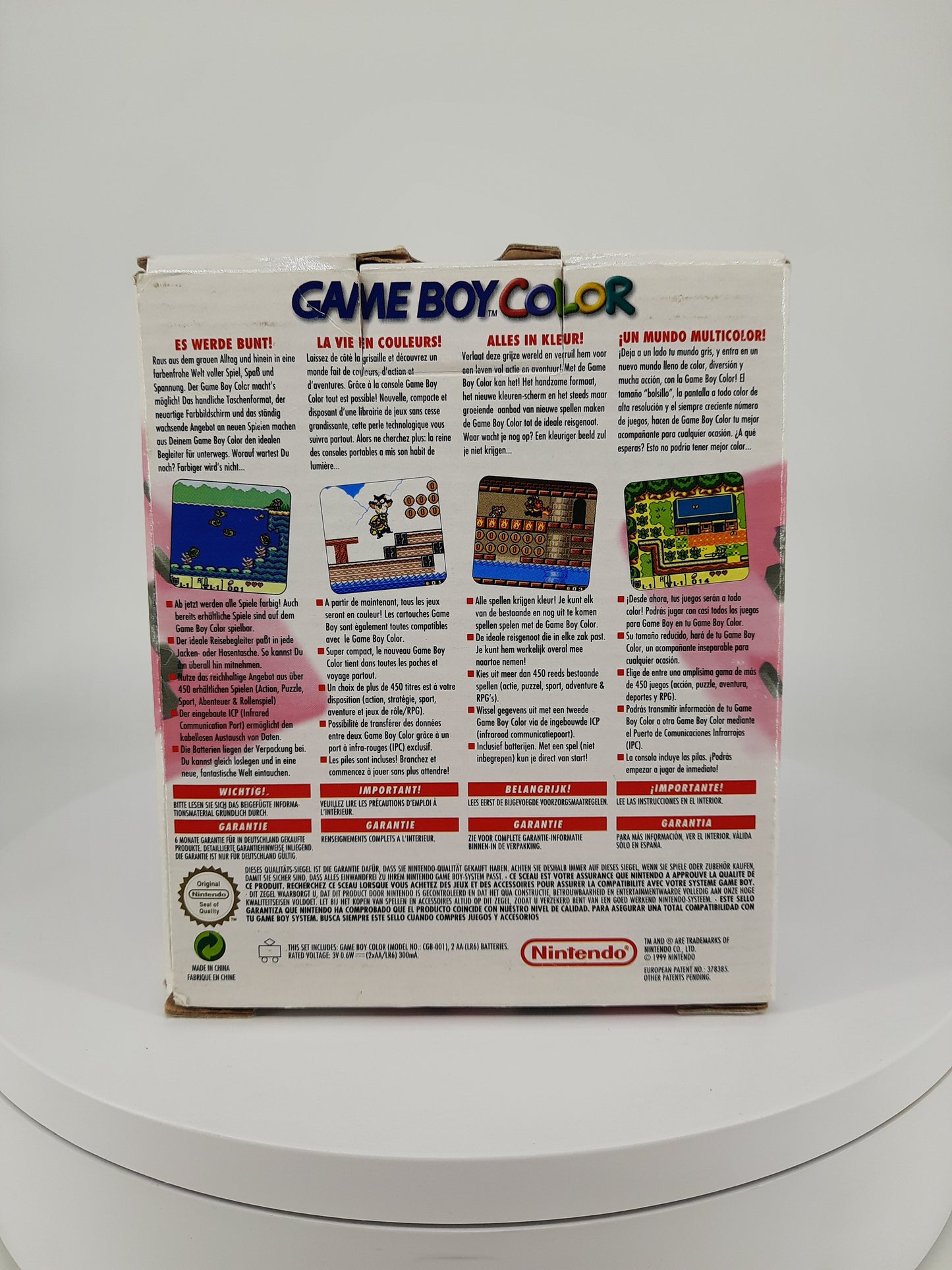 Gameboy Color Pink OVP CIB Konsole