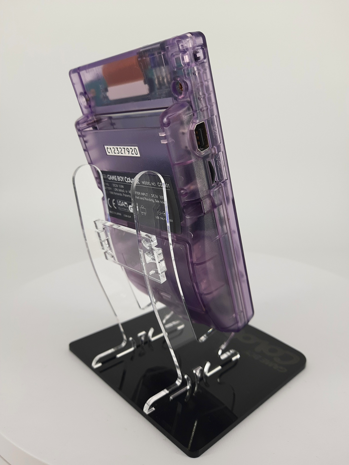 Gameboy Color Atomic Purple Konsole in Originalgehäuse