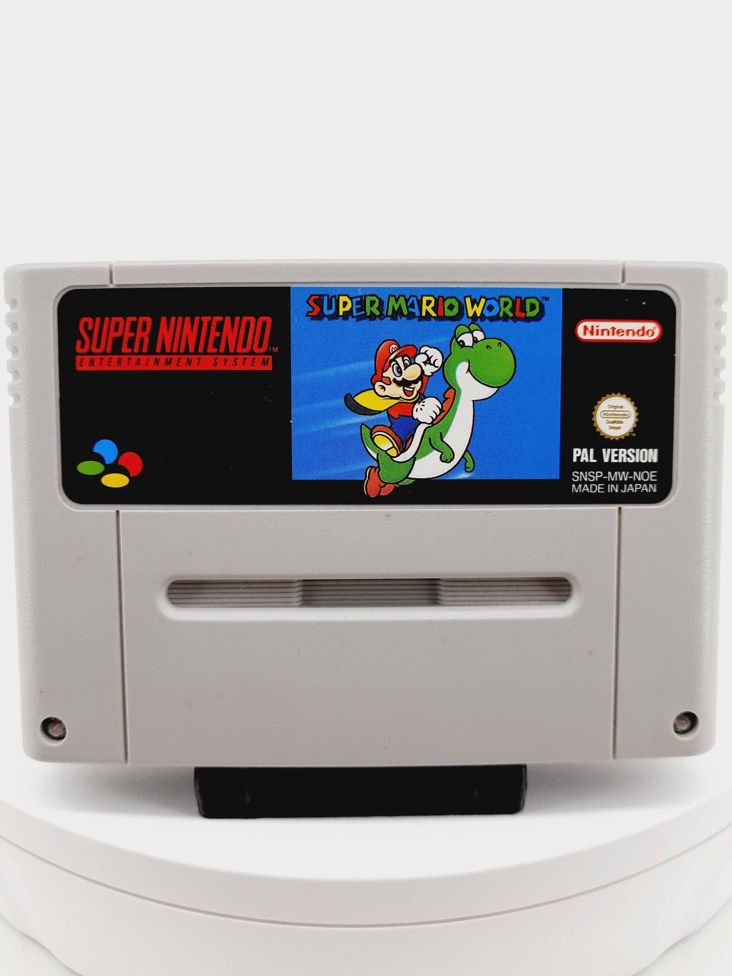 SNES Super Nintendo Konsole + Super Mario World + 2 Controller für SNES + Netzteil + TV Kabel