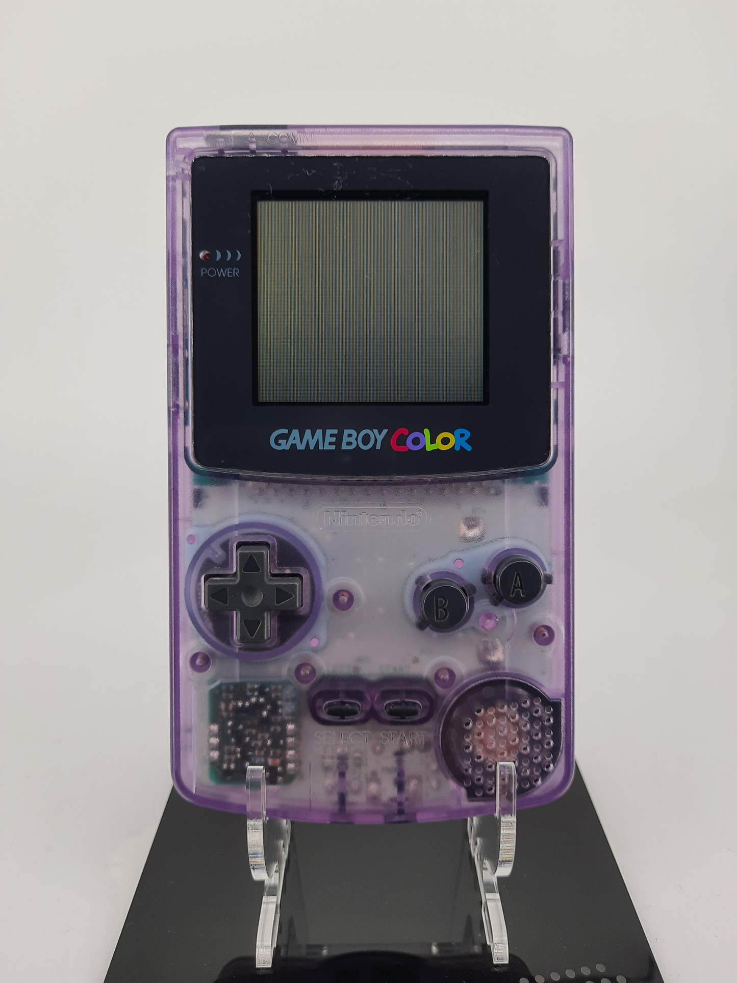 Gameboy Color Atomic Purple Konsole in Originalgehäuse