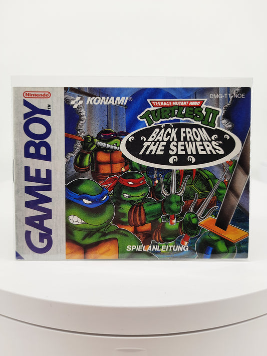 Turtles Back from the Sewers Anleitung DMG-TT-NOE